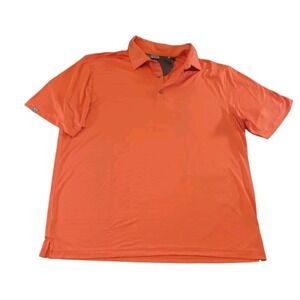 Storm Creek Mens Polo Shirt Size XL Extra Large Golf Casual Orange